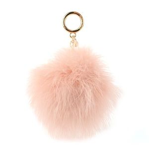 Michael Kors Pompom Keychain